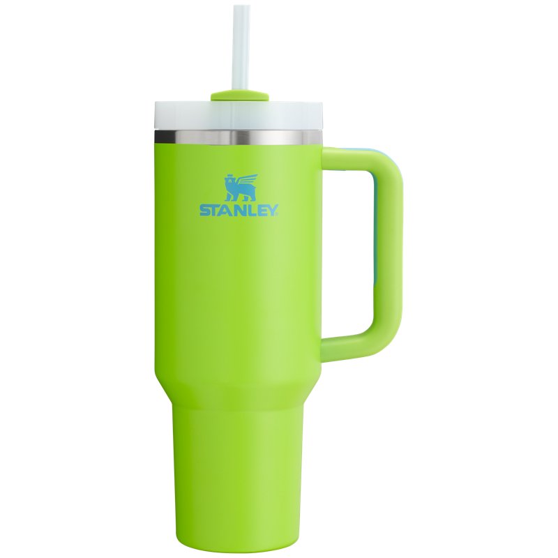 Stanley 40oz Adventure Quencher H2.0 FlowState Tumbler Bright Lime - Thermos/Cups &koozies at Academy Sports