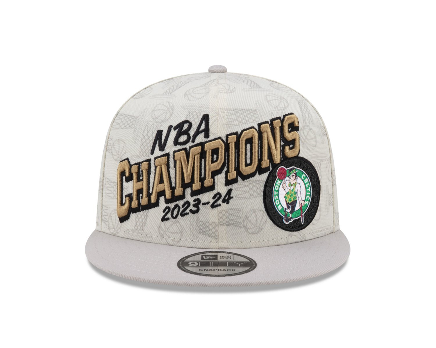 New Era Men's Boston Celtics 2024 NBA NWE Champs Locker Room Snapback 9Fifty                                                     - view number 1