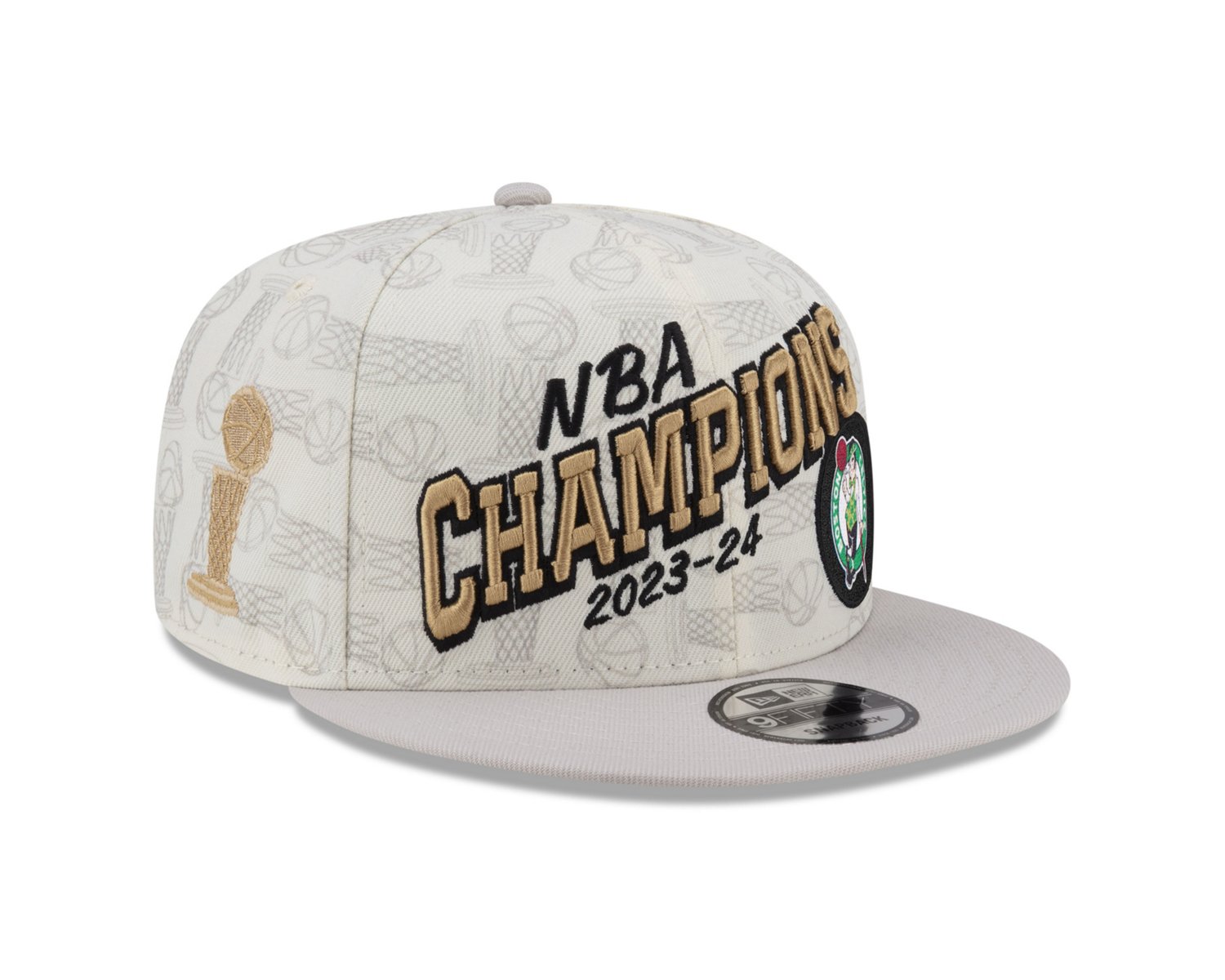 New Era Men's Boston Celtics 2024 NBA NWE Champs Locker Room Snapback 9Fifty                                                     - view number 2