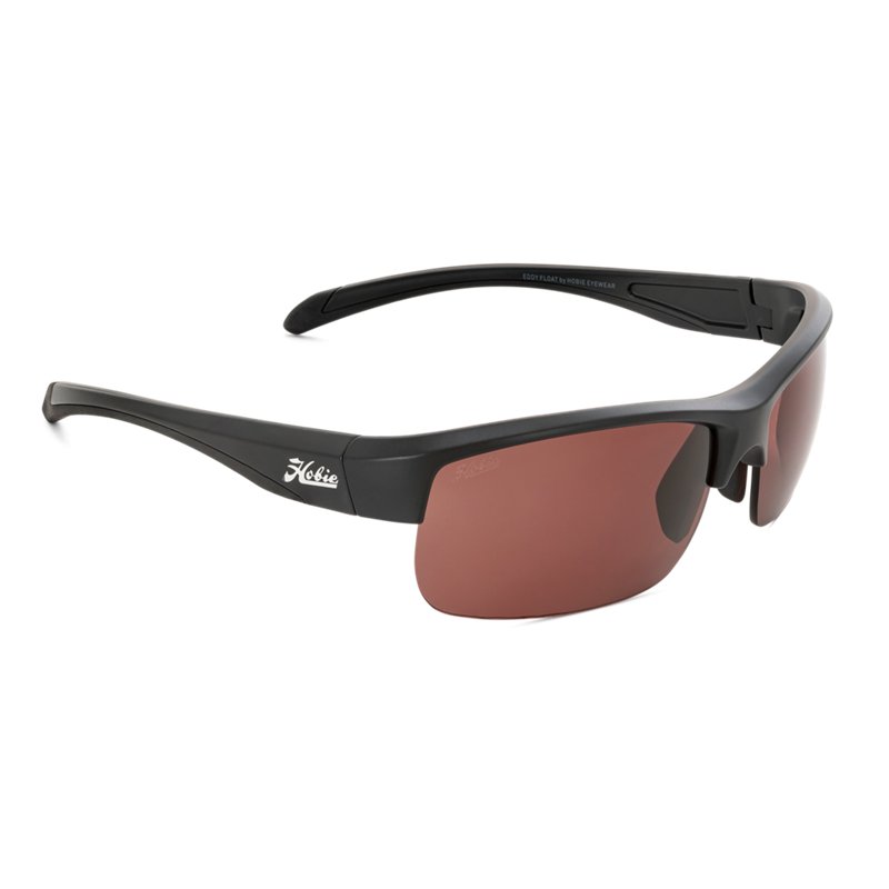 Hobie Polarized Eddy Float Sunglasses Satin Black/Copper - Case Sunglasses at Academy Sports