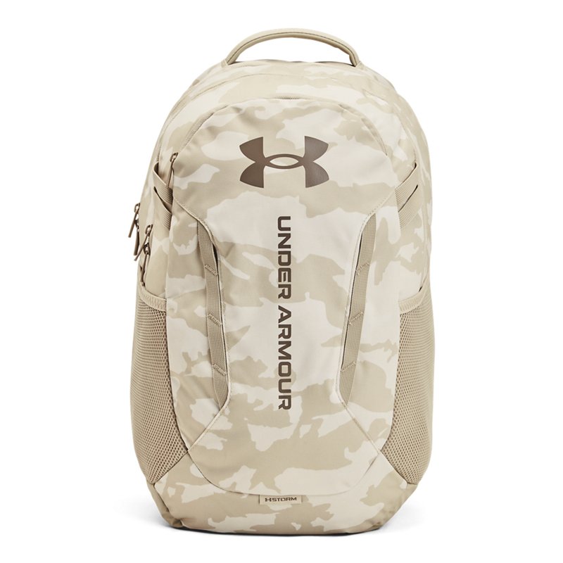 Under Armour Hustle 6.0 Backpack Summit White/Taupe Dusk - Backpacks at Academy Sports