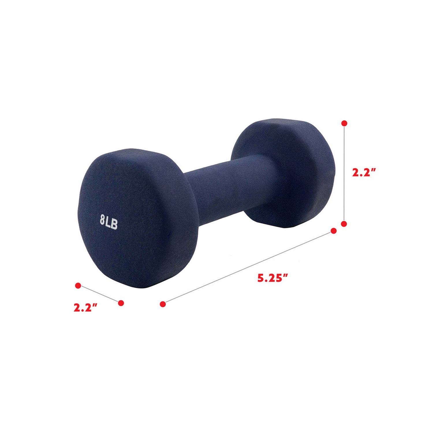 Sunny Health & Fitness Neoprene Dumbbell – Single - view number 3