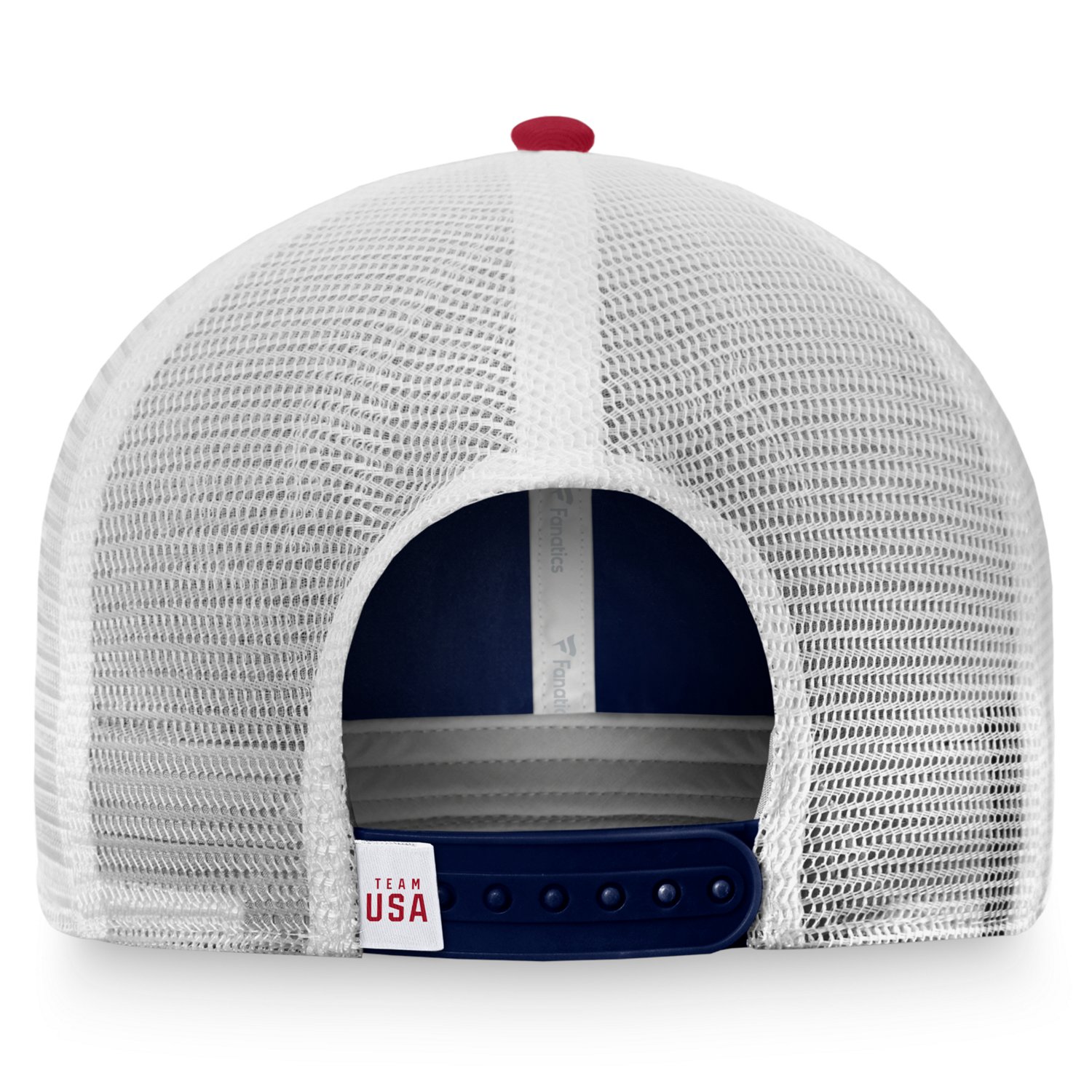 Fanatics Men's Team USA RWB Structured Adjustable Mesh Cap - view number 4