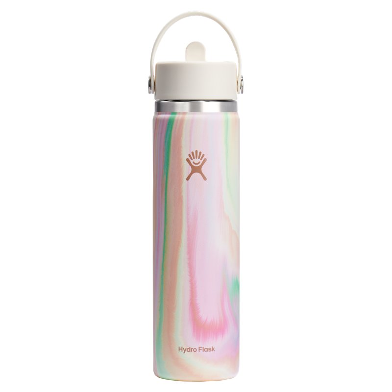 Hydro Flask 24 oz Sugar Crush Wide Flex Straw Cap LE Water Bottle - Thermos/Cups &koozies at Academy Sports