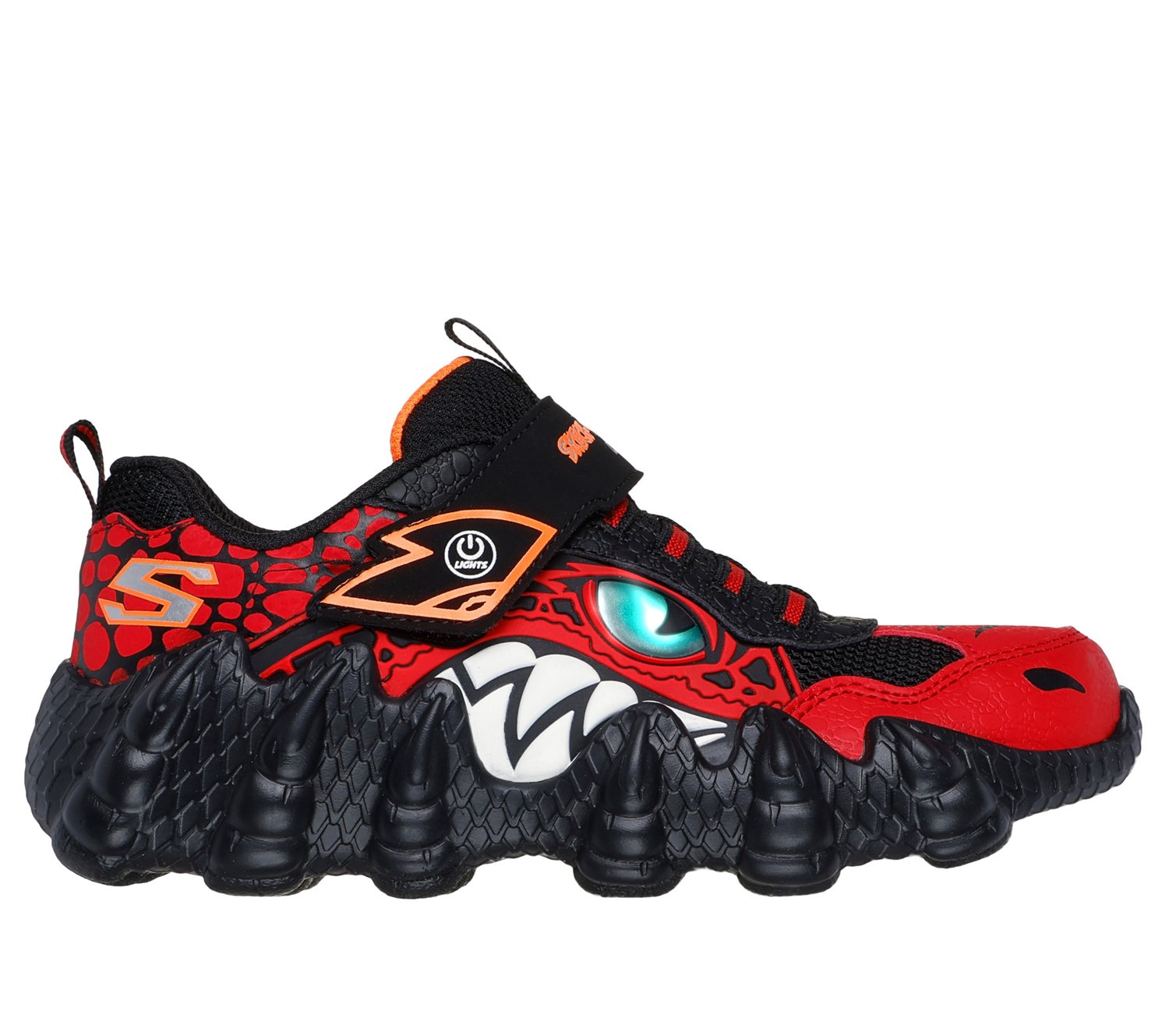 SKECHERS Boys Skech O Saurus Light Up Shoes Academy