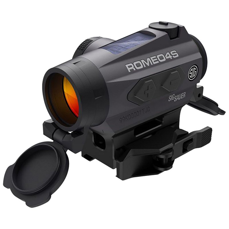 SIG SAUER ROMEO4S 1 x20 Red Ballistic Circle Quadplex Reticle Red Dot Scope Black, 20mm - Scopes at Academy Sports