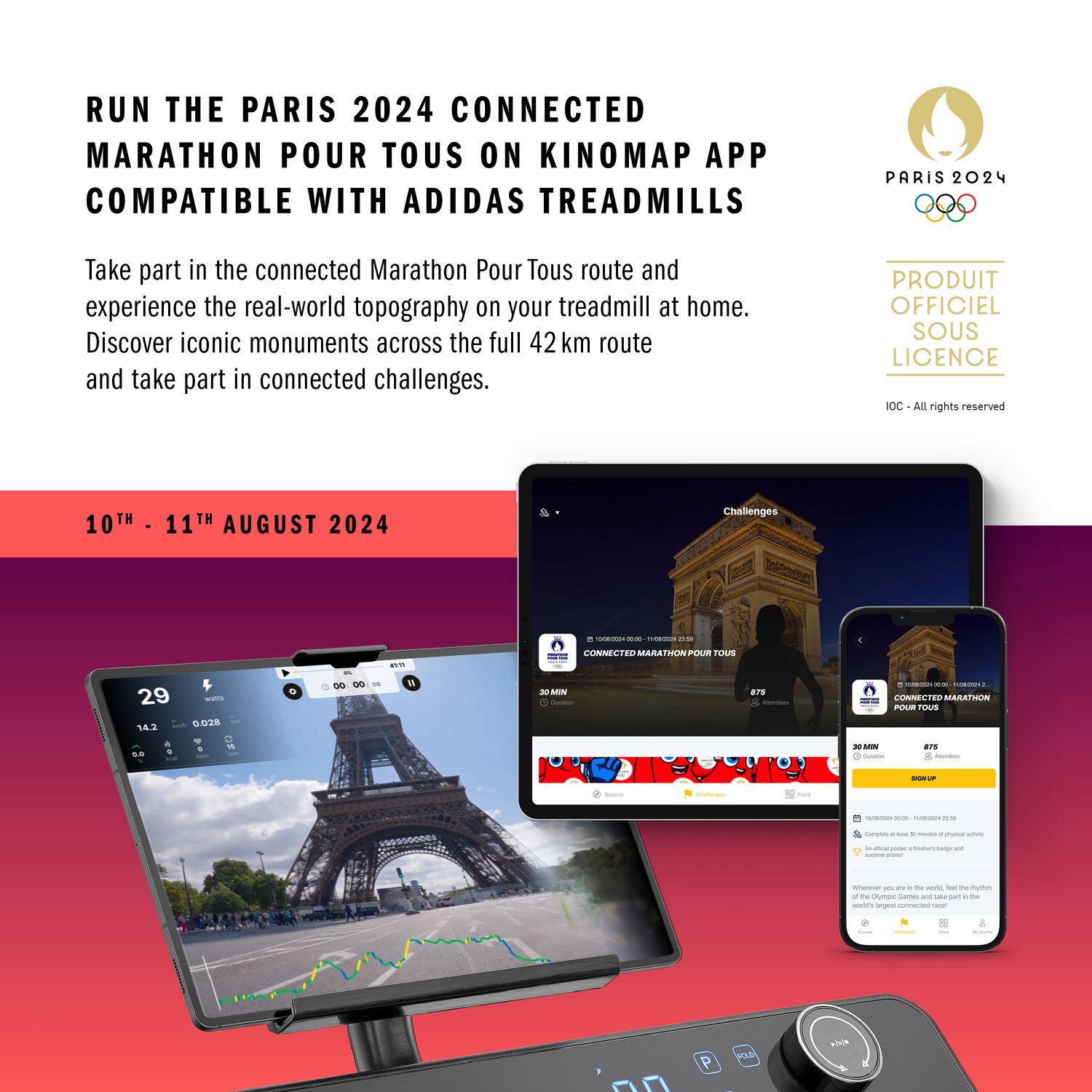 adidas T-19i Bluetooth Treadmill