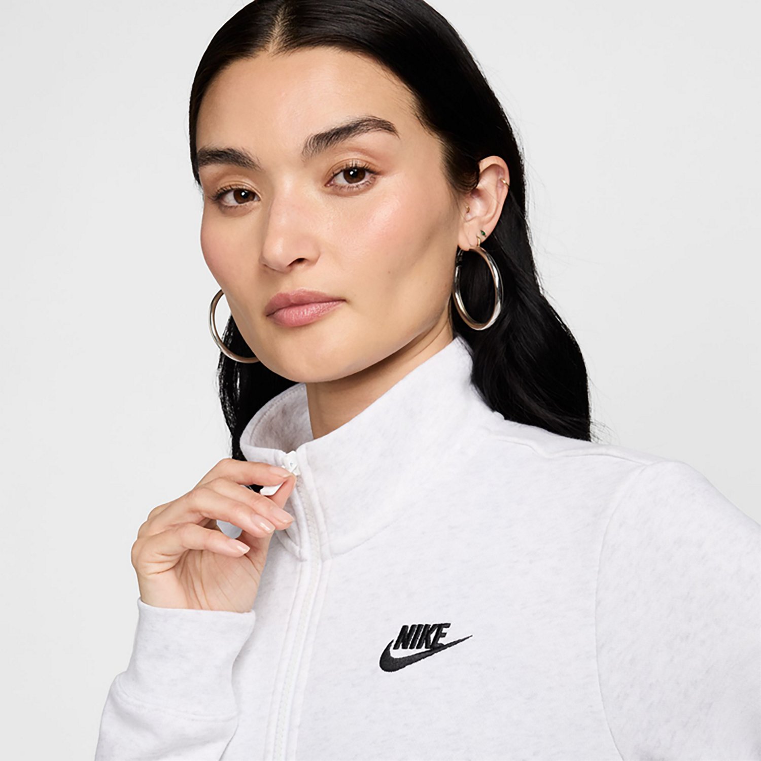 Nike Women's Club Fleece 1/4-Zip Pullover Sweatshirt                                                                             - view number 3