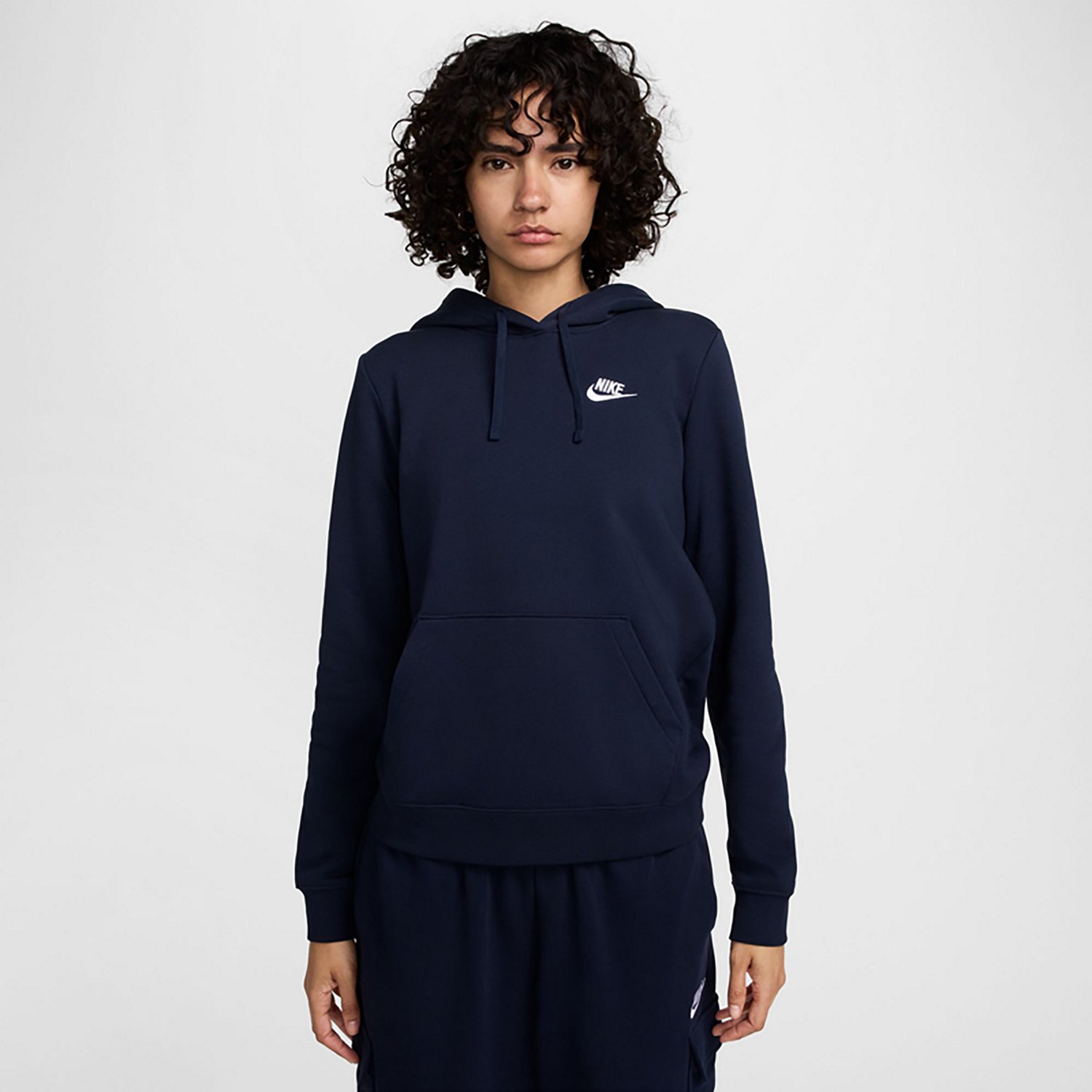 Nike Women's Club Fleece Pullover Hoodie                                                                                         - view number 1 selected