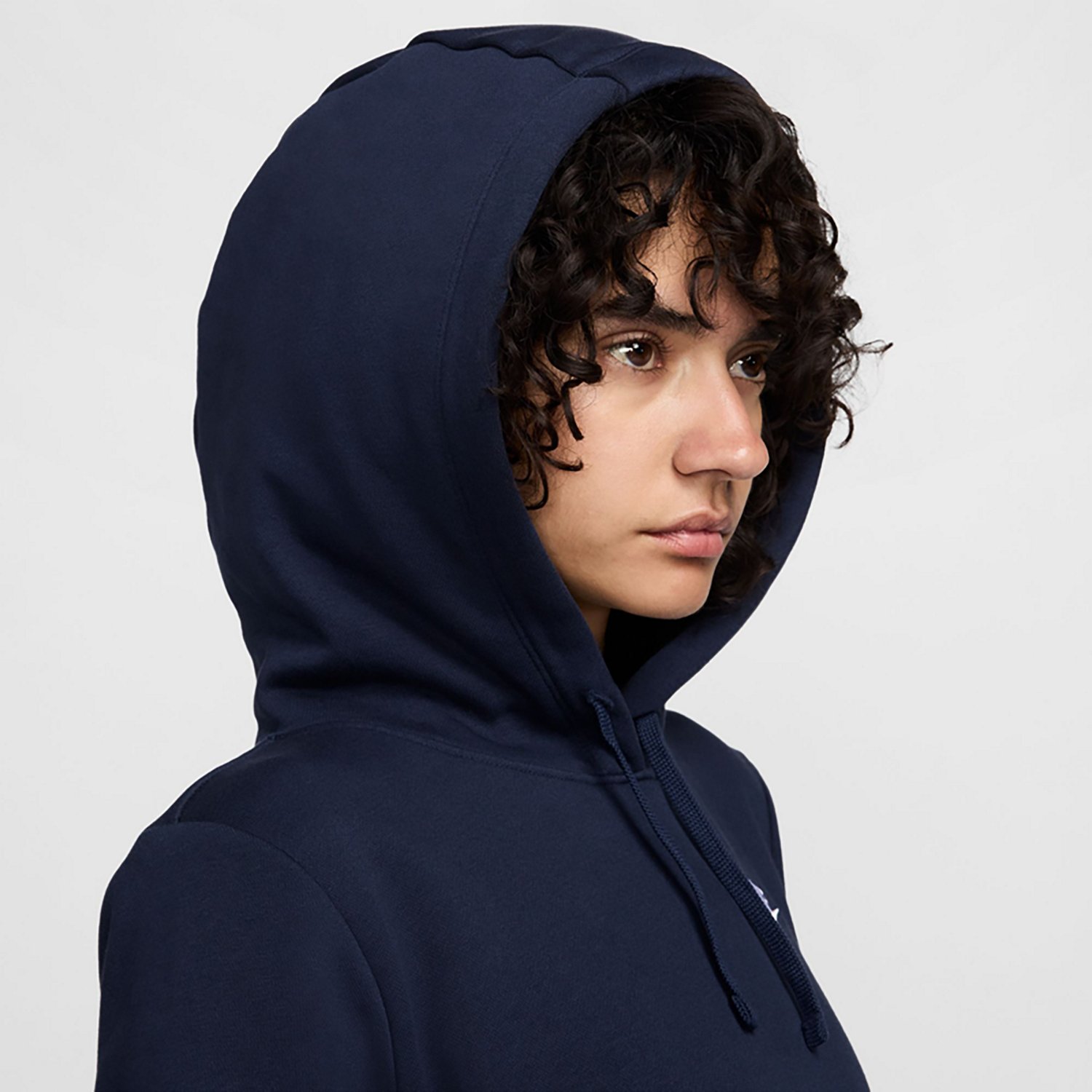 Nike Women's Club Fleece Pullover Hoodie                                                                                         - view number 3