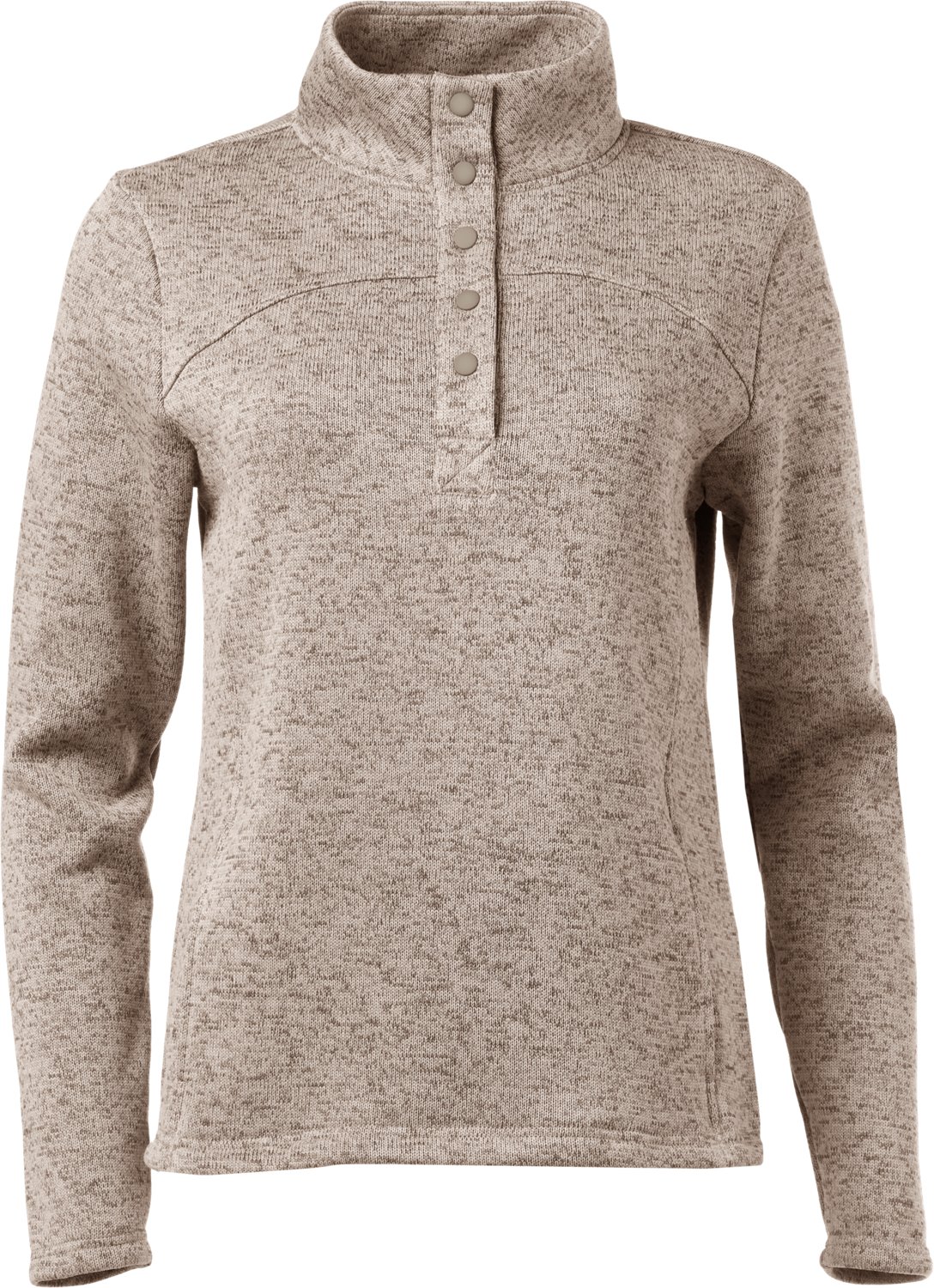 Magellan Outdoors Women's Campfire 1/4 Snap Sweater Fleece - view number 2