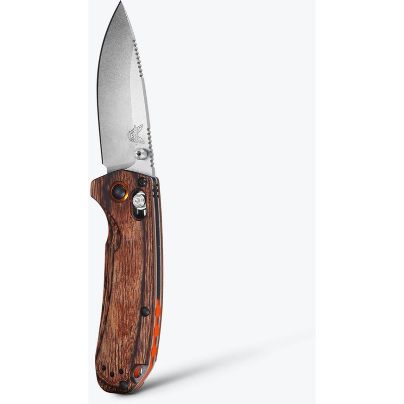 Benchmade CPM-S90V Folding Knife Brown/Orange - Folding/Pocket Knives at Academy Sports