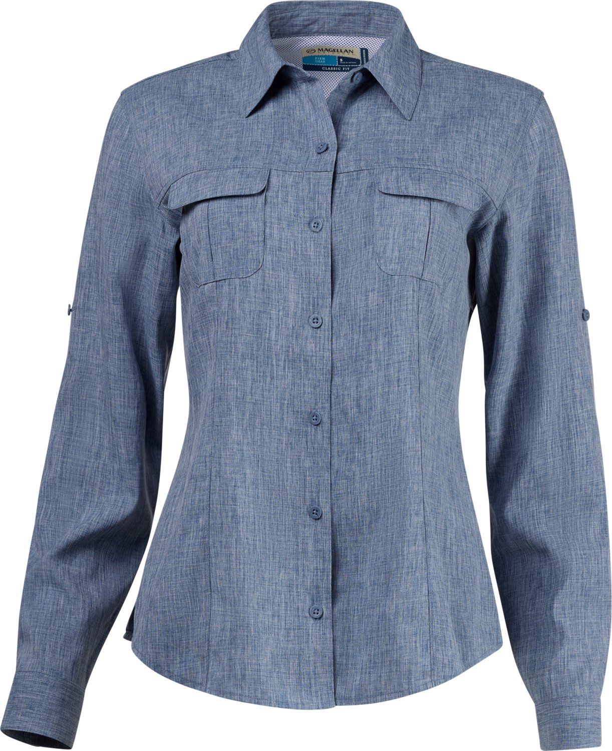 Magellan Outdoors Women's Aransas Pass Long Sleeve Shirt - view number 3