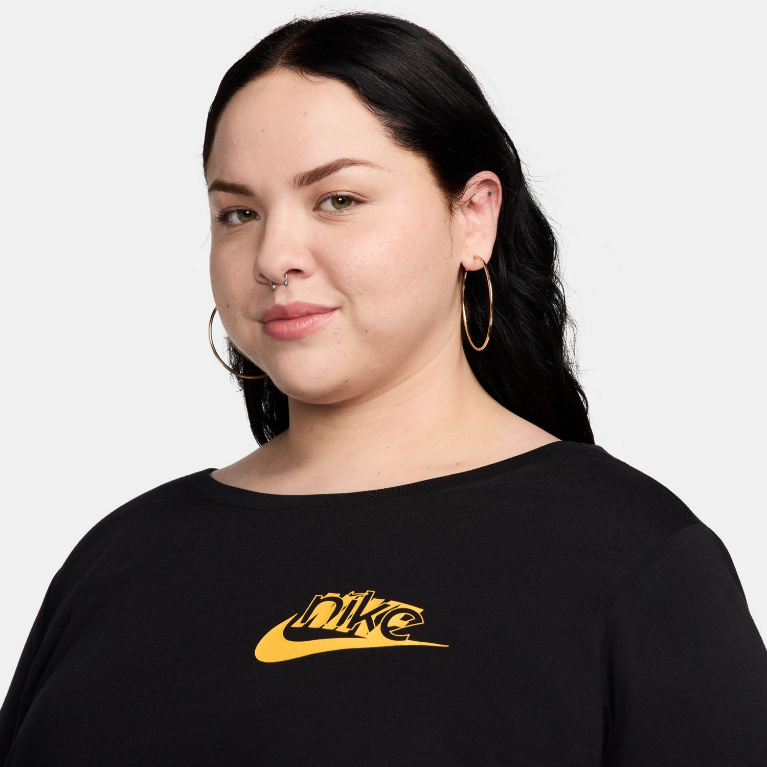 Nike Women's Sportswear Club LBR Plus Size T-shirt                                                                               - view number 3