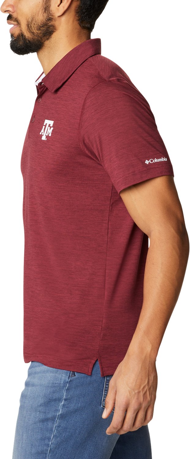 Columbia Sportswear Men's Texas A&M University Tech Trail Polo                                                                   - view number 2
