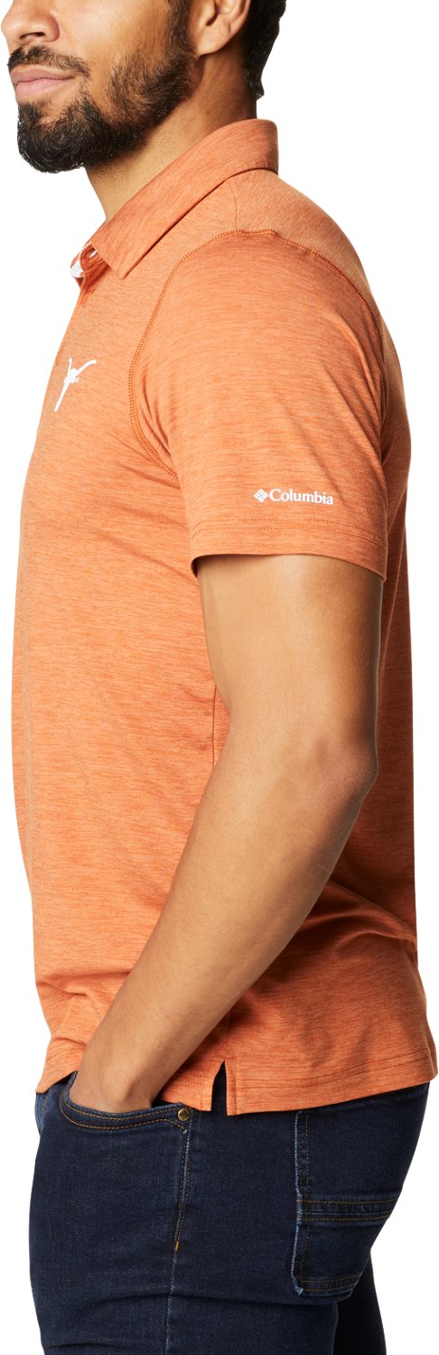 Columbia Men's Collegiate Tech Trail Short-Sleeve University of Texas Polo - view number 2