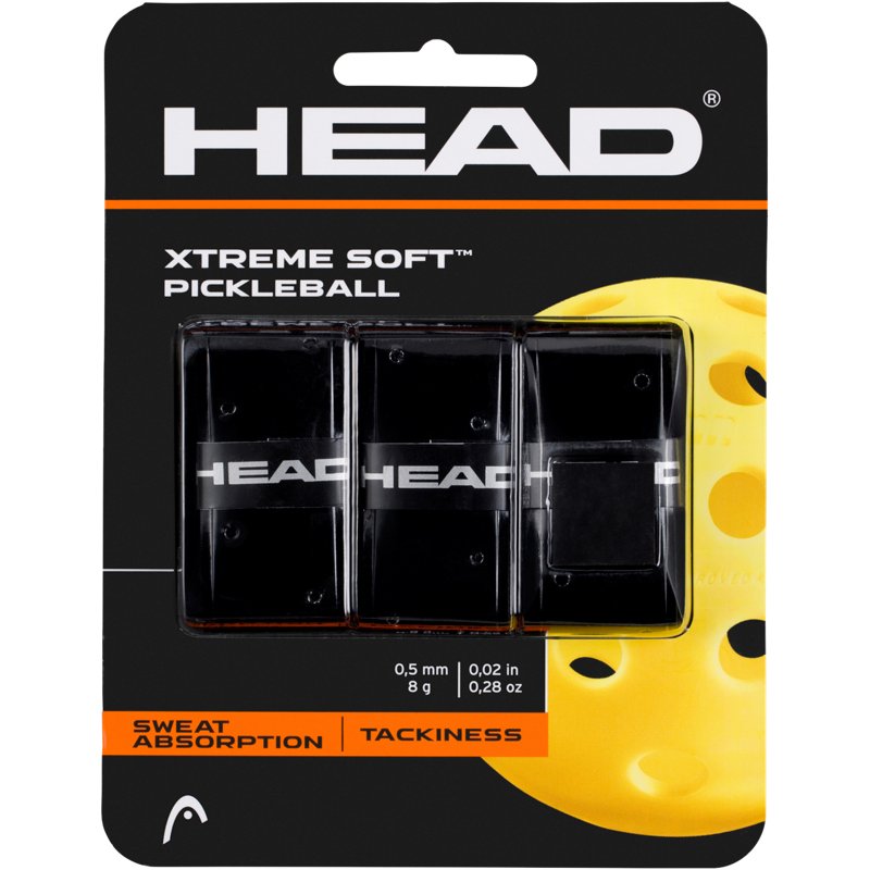 HEAD 2024 Xtreme Soft Pickleball Overgrip Black - Pickleball at Academy Sports