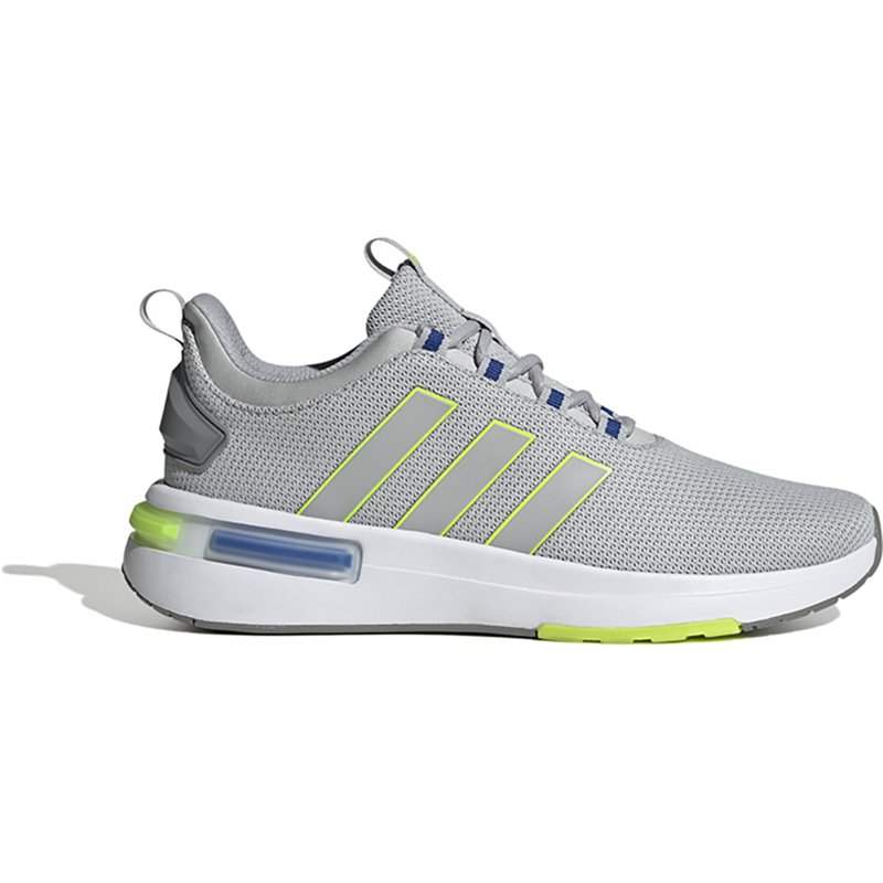 adidas Men's Racer TR23 Shoes Grey/Bright Green, 6.5 - Men's Running at Academy Sports