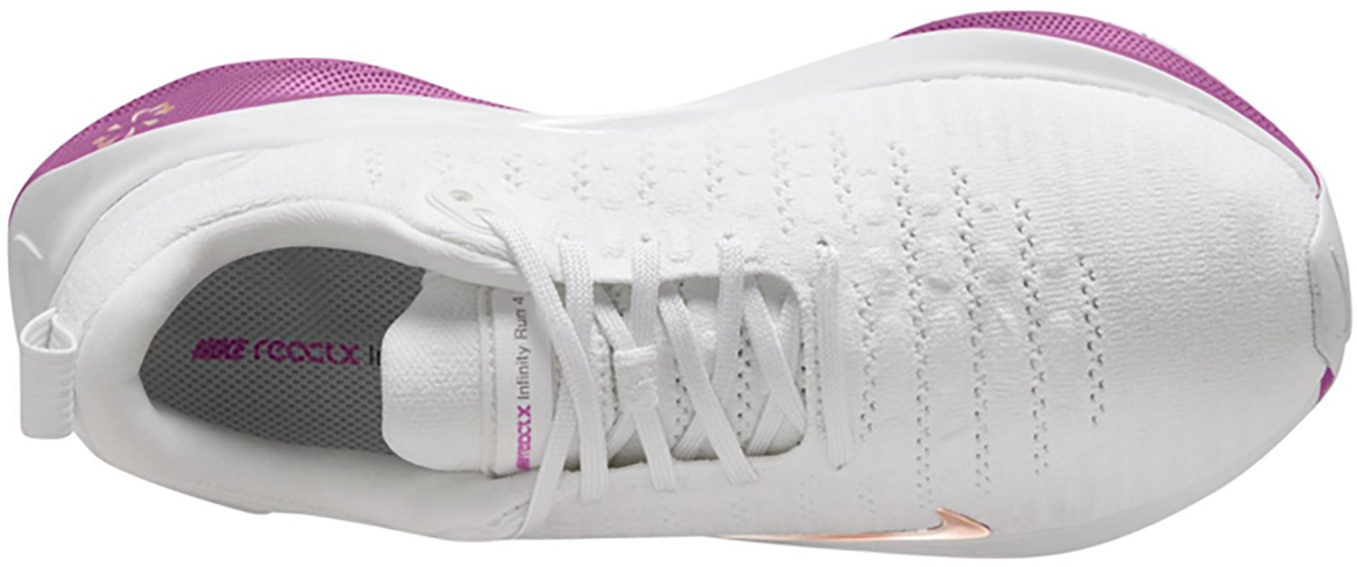 Nike Women's React Infinity Run Flyknit 4 Running Shoes                                                                          - view number 3