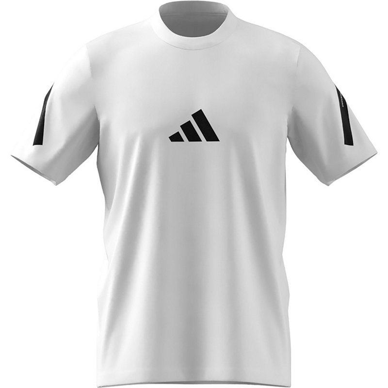 adidas Men's Z.N.E. T-Shirt White, Large - Men's Athletic Performance Tops at Academy Sports
