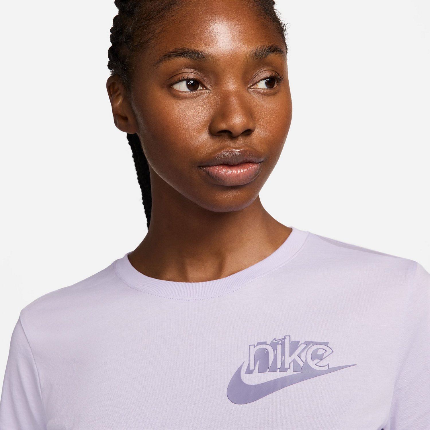 Nike Women's NSW Club LBR Short Sleeve Shirt                                                                                     - view number 3