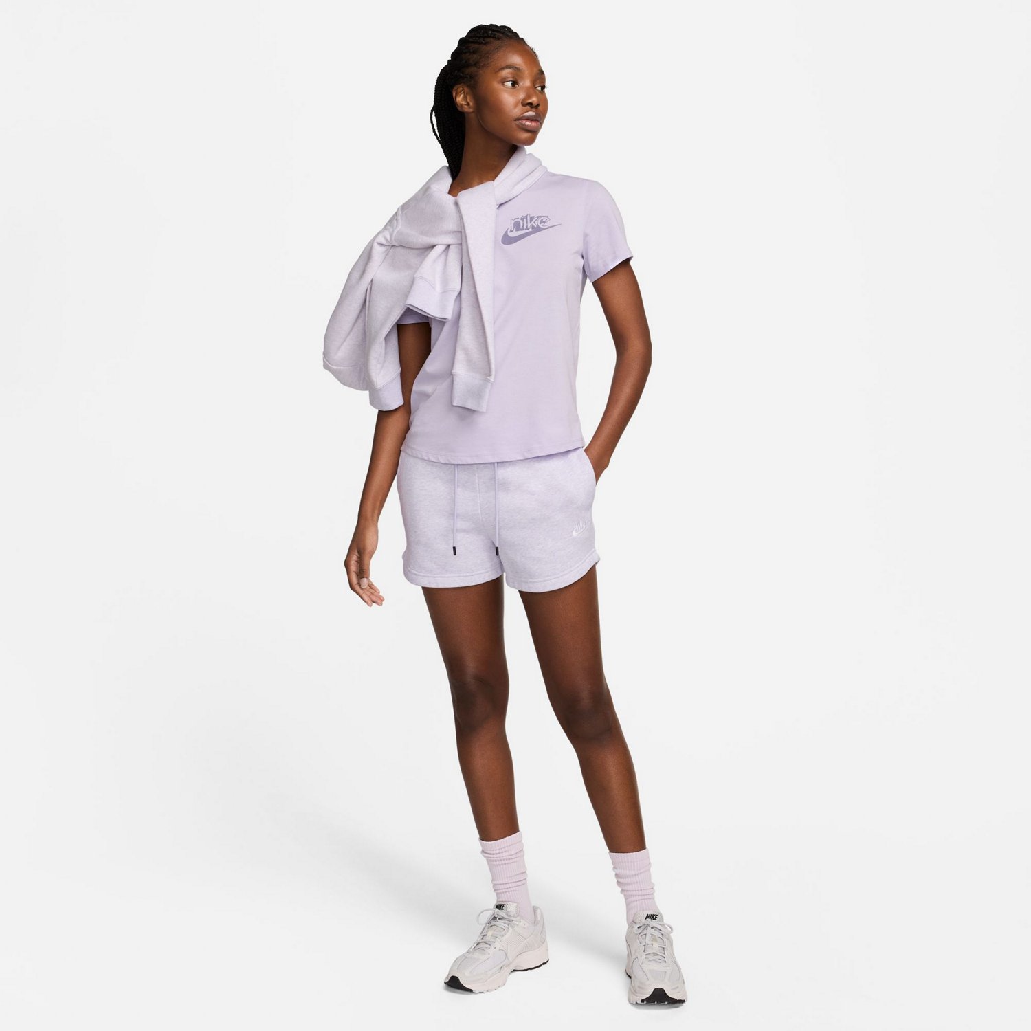 Nike Women's NSW Club LBR Short Sleeve Shirt                                                                                     - view number 4