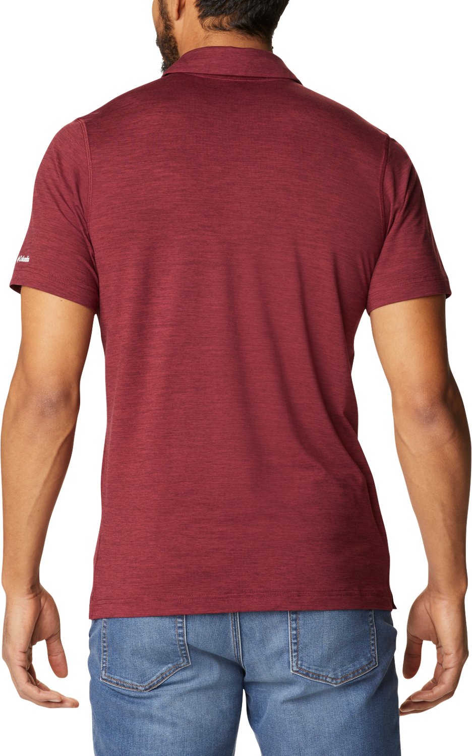 Columbia Sportswear Men's Texas A&M University Tech Trail Polo                                                                   - view number 3