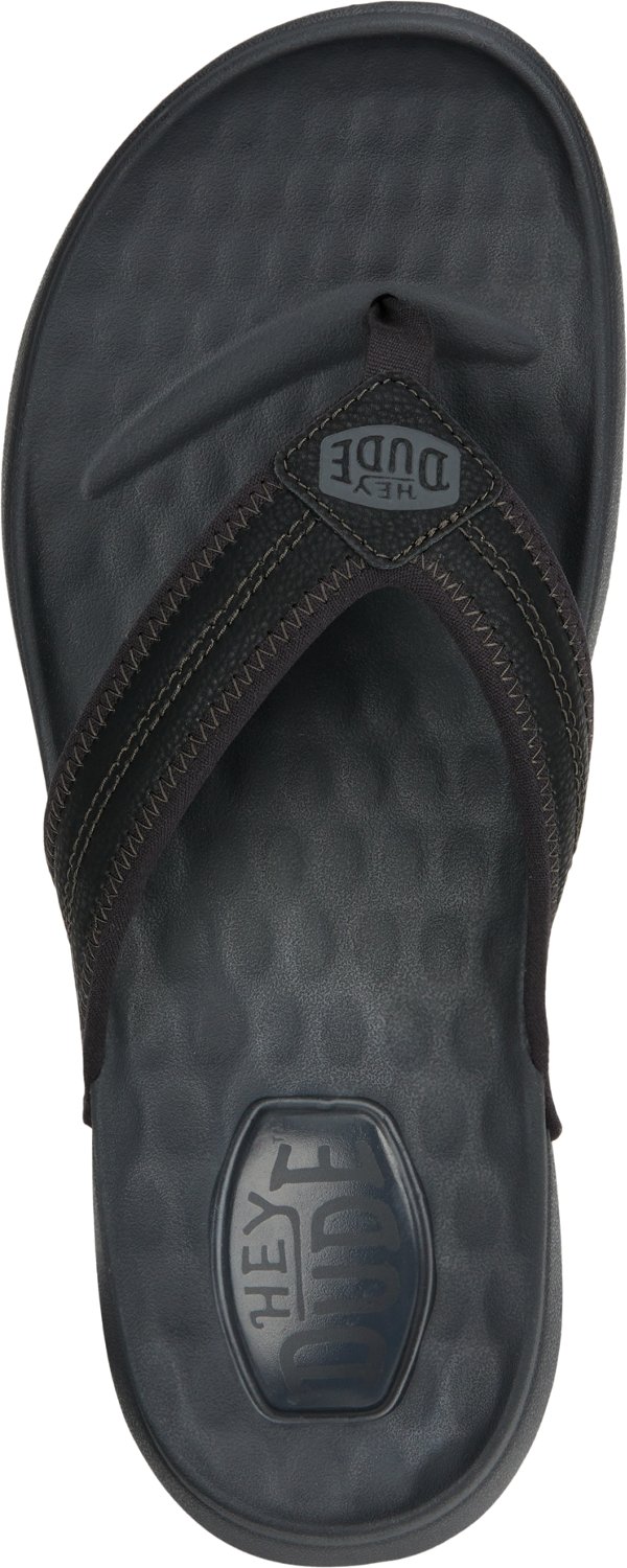 HEYDUDE Men's Myers Classic Flip-Flops                                                                                           - view number 6