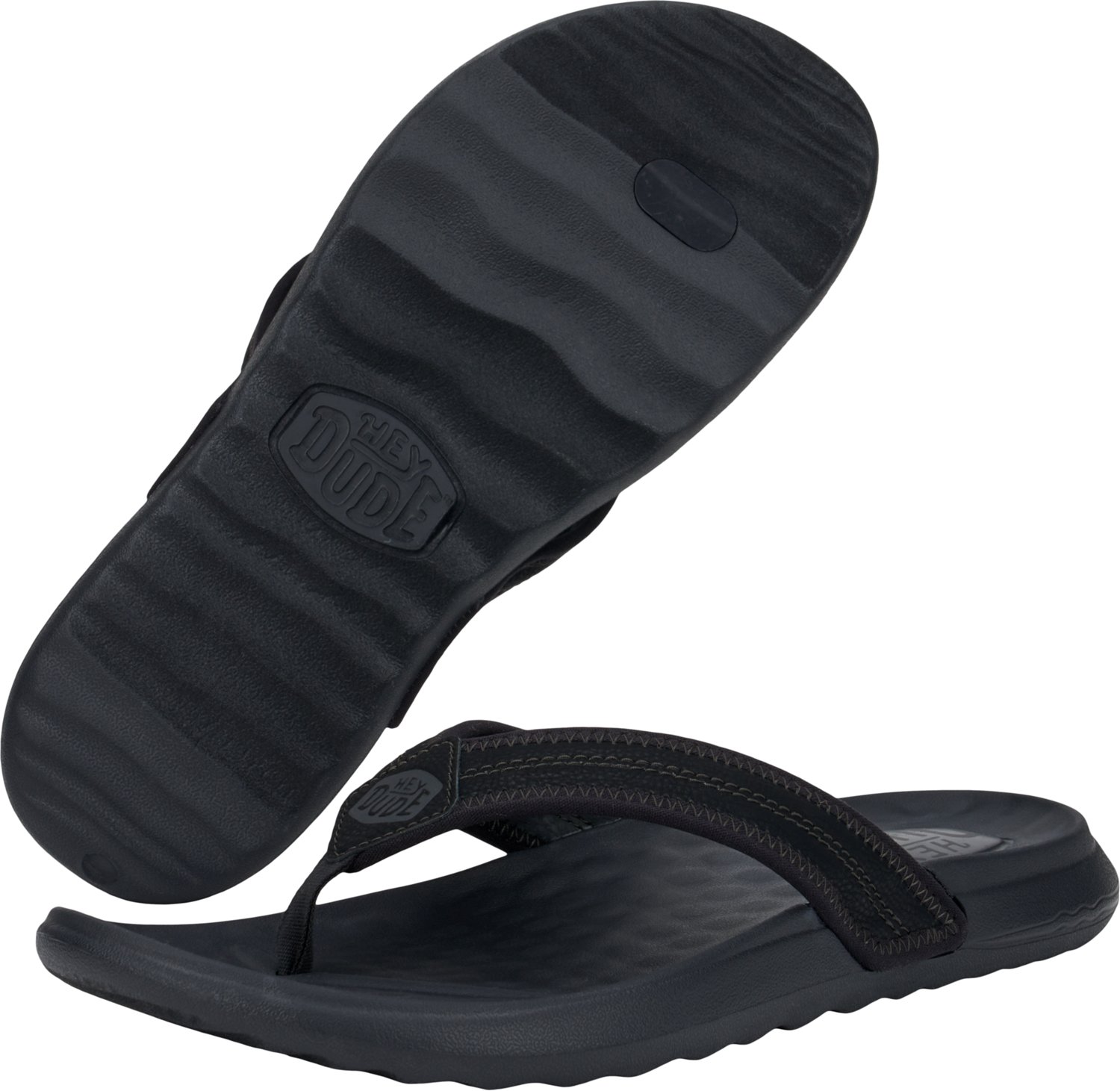 HEYDUDE Men's Myers Classic Flip-Flops                                                                                           - view number 7