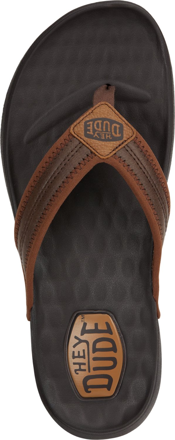 HEYDUDE Men's Myers Classic Flip-Flops                                                                                           - view number 6