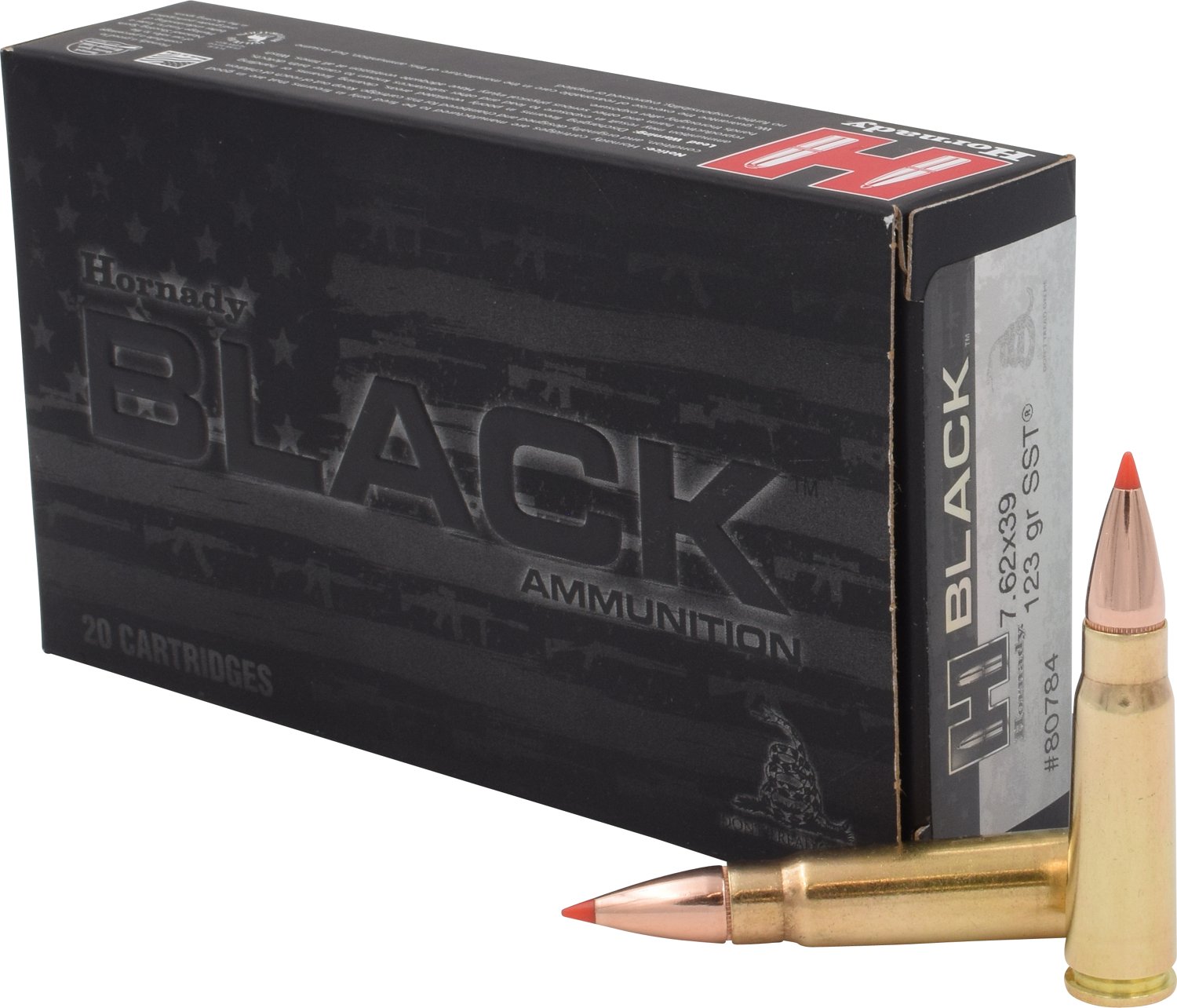 Hornady SST® BLACK™ 7.62 x 39 123-Grain Rifle Ammunition - 20 Rounds                                                          - view number 1 selected