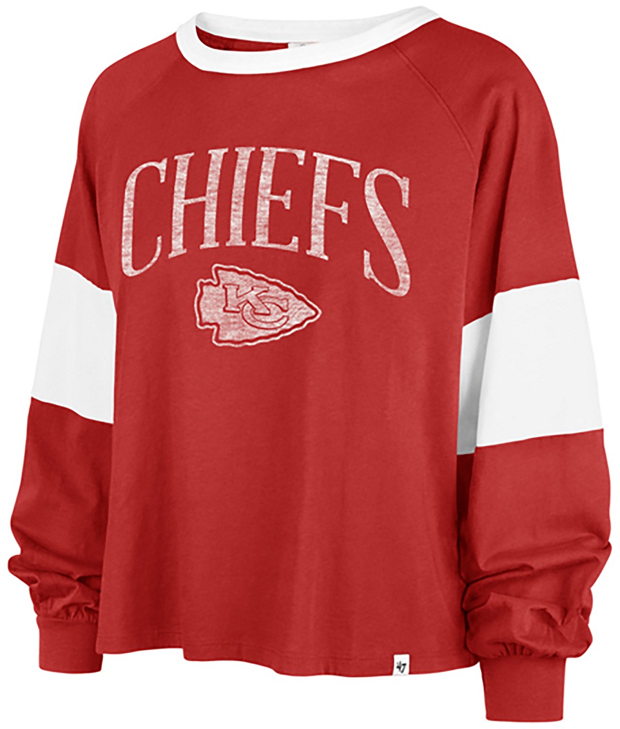 '47 Women's Kansas City Chiefs Upside Rhea Long Sleeve T-shirt