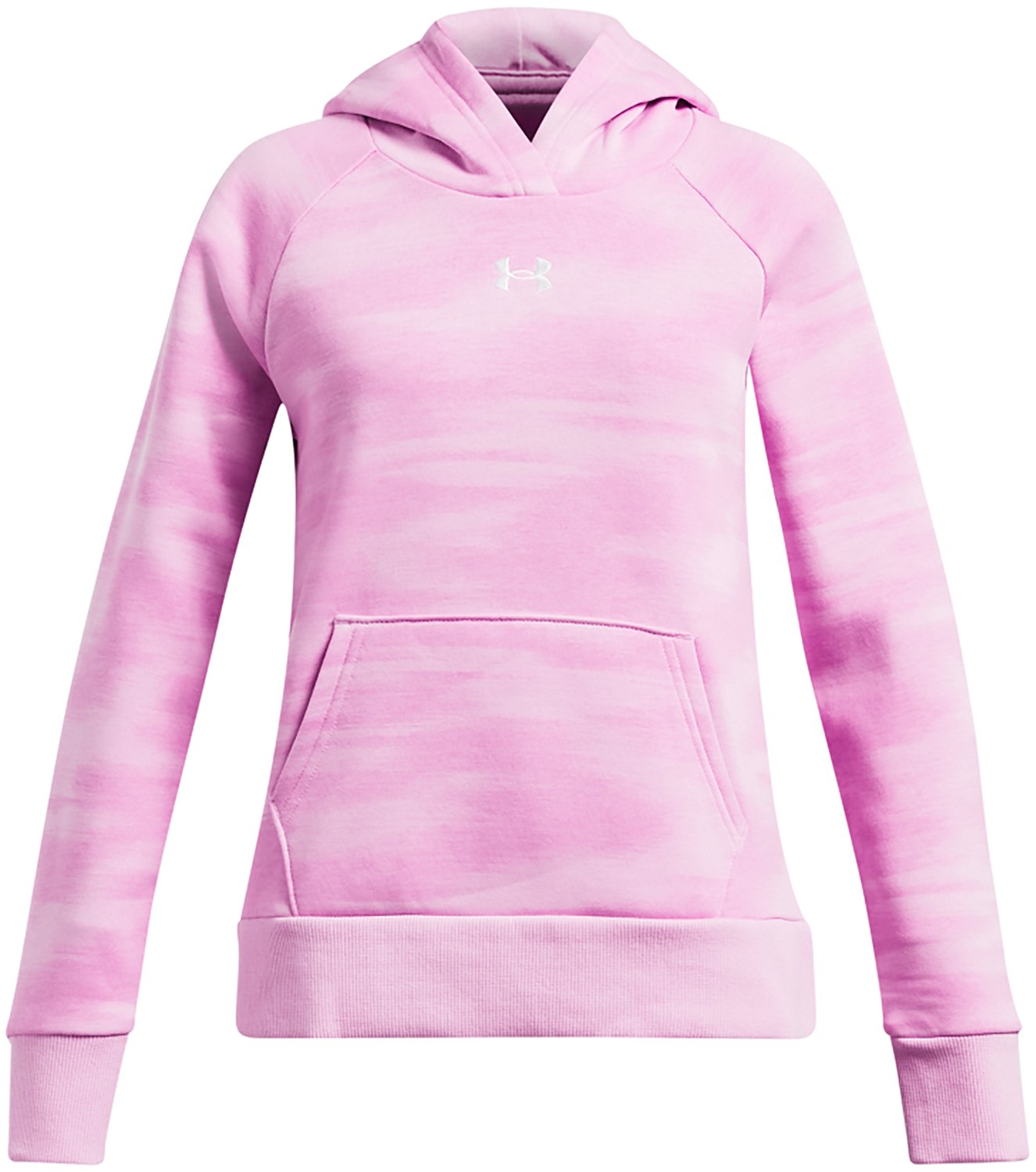 Under Armour Girls' Rival Fleece AOP Hoodie