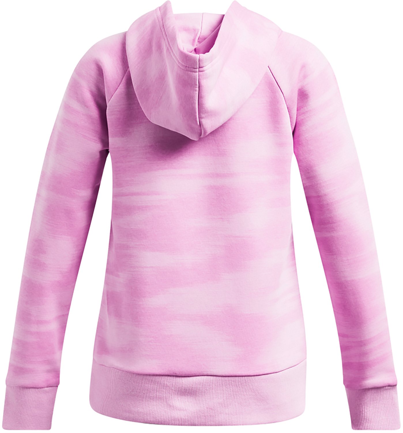 Under Armour Girls' Rival Fleece AOP Hoodie - view number 2