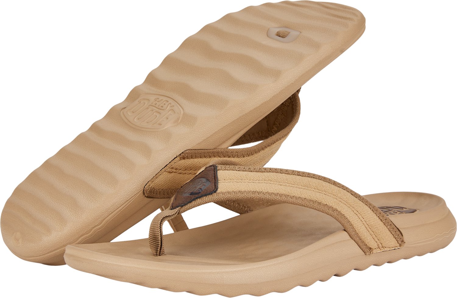 HEYDUDE Men's Myers Sport Mode Flip Flops