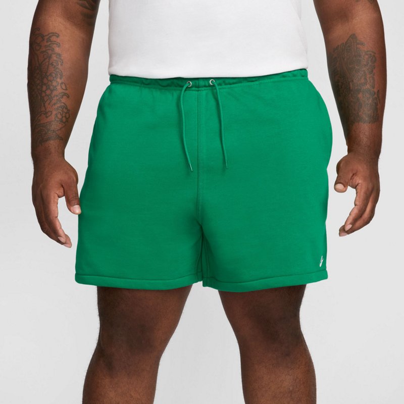 Nike Men's Club French Terry Flow Short Green, Medium - Men's Athletic Core Bottoms at Academy Sports