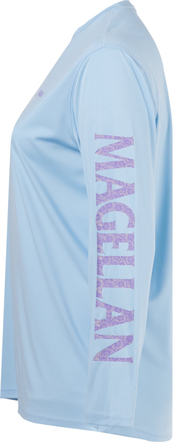 Magellan Women's Plus Size Caddo Lake Logo Long Sleeve T-shirt                                                                   - view number 3