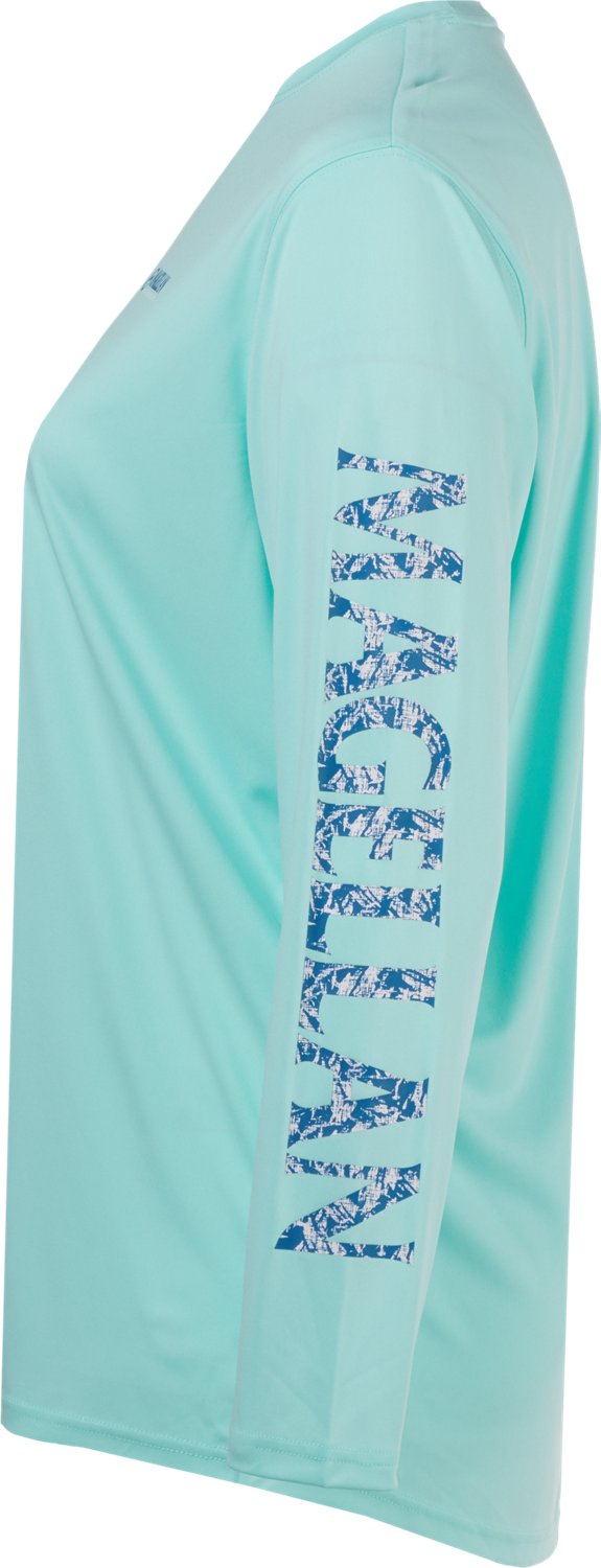 Magellan Women's Plus Size Caddo Lake Logo Long Sleeve T-shirt                                                                   - view number 3