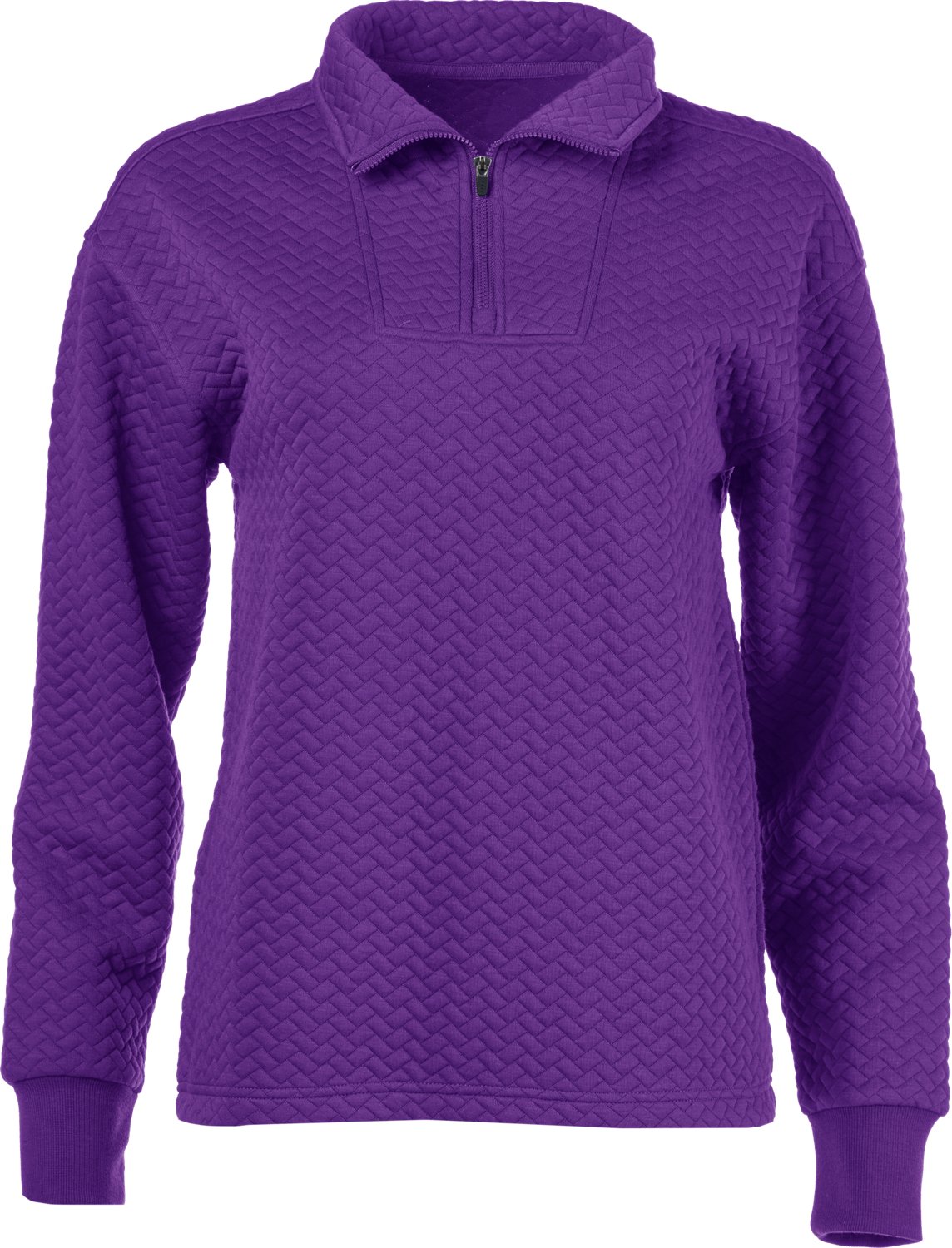 BCG Women's Quilt Quarter-Zip Top