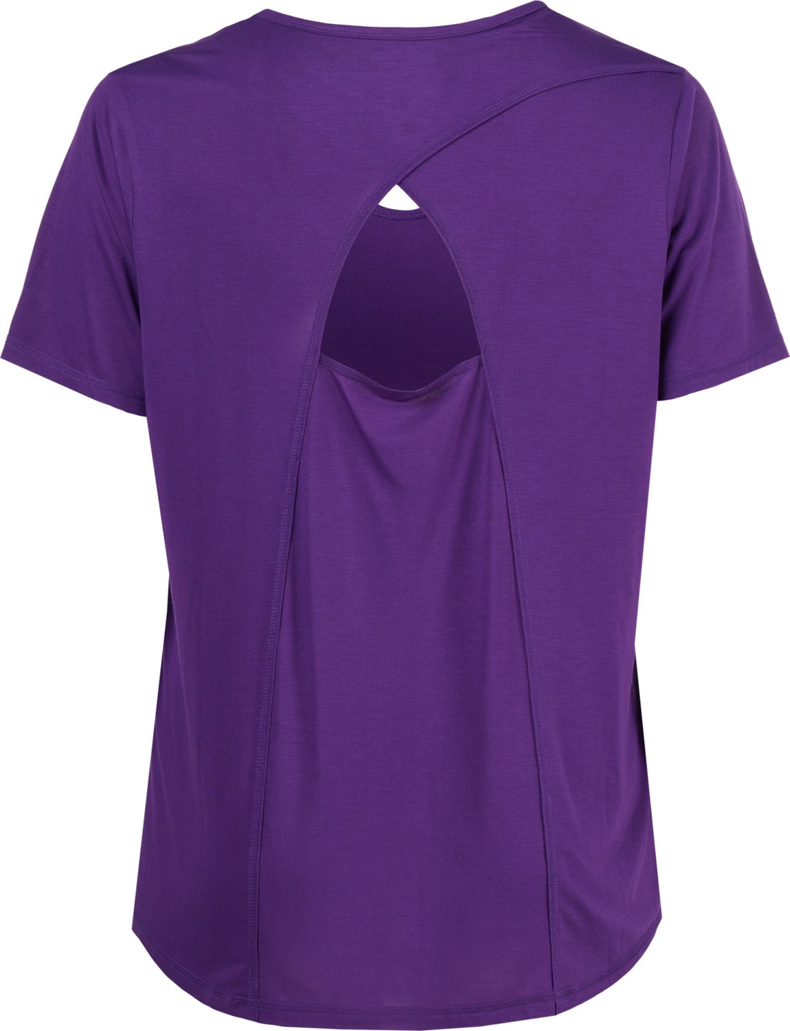 BCG Women's Plus Size Keyhole Back Short Sleeve T-shirt - view number 2