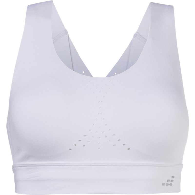 BCG Women's HI Strap Back Bra Bright White, Medium - Women's Workout Bras at Academy Sports