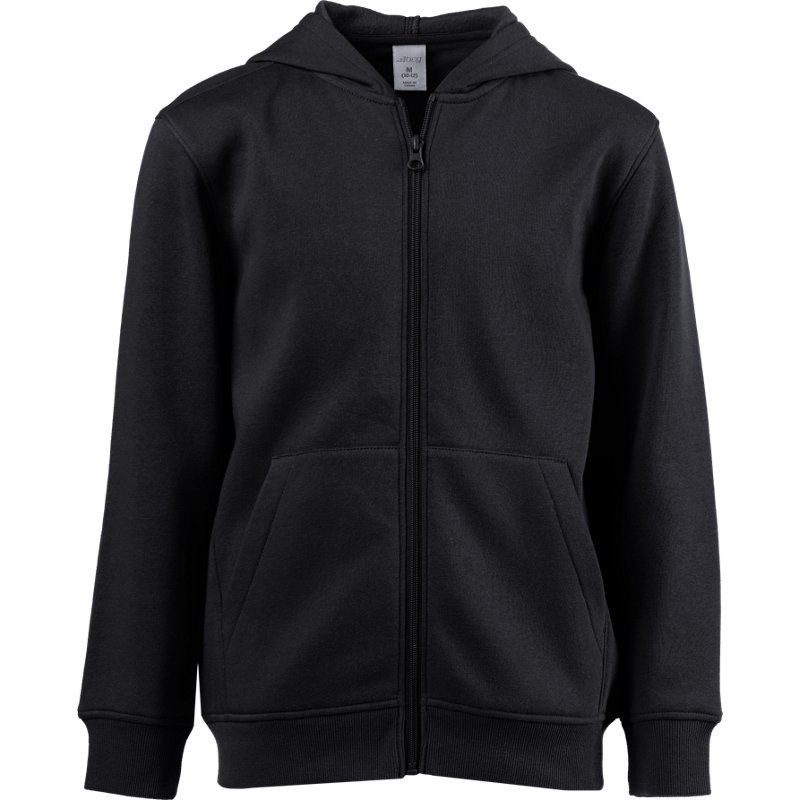 BCG Boys' Lifestyle Cotton Fleece Full-Zip Hoodie Black, X-Small - Boy's Fleece at Academy Sports