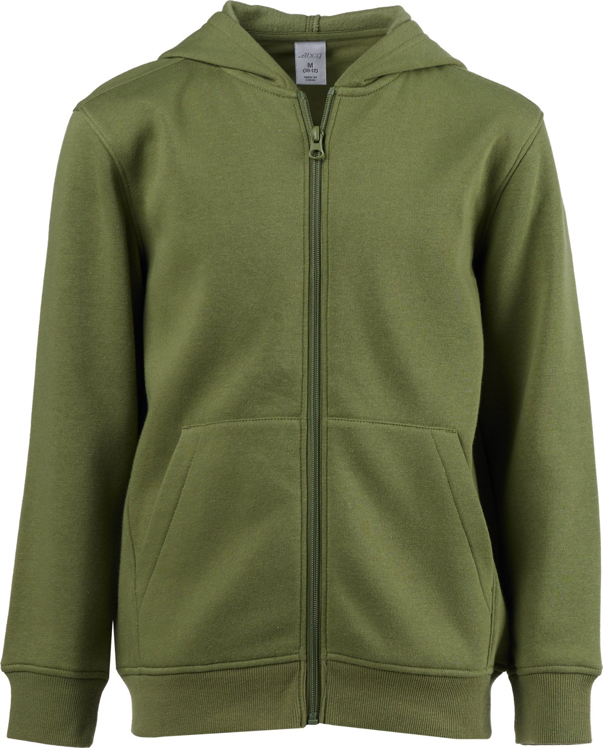 BCG Boys' Lifestyle Cotton Fleece Full-Zip Hoodie
