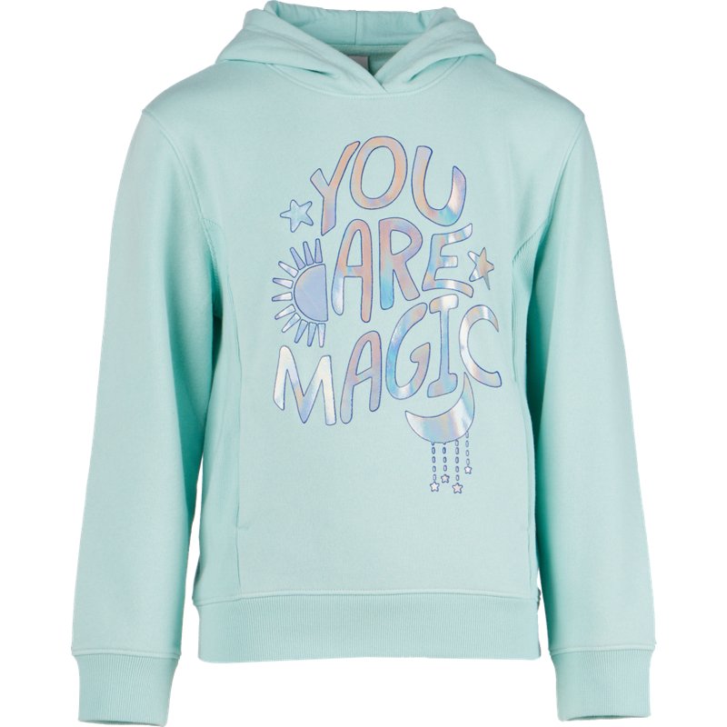 BCG Girls' Lifestyle Cotton Fleece Magic Hoodie Eggshell Blue, X-Small - Girl's Fleece at Academy Sports