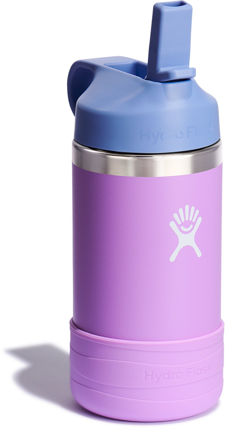 Hydro Flask 12 oz Wide Mouth Kids Water Bottle with Straw Cap and Boot                                                           - view number 2