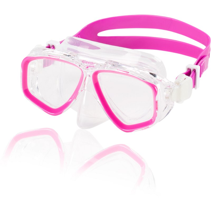 Speedo Junior Adventure Mask Pink - Swim And Diving Accessories at Academy Sports
