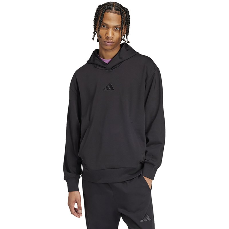 adidas Men's All SZN Fleece Hoodie Black, X-Large - Men's Athletic Fleece at Academy Sports