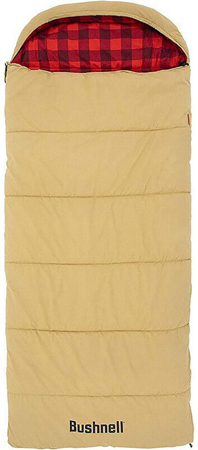 Bushnell 20°F Hooded Canvas Sleeping Bag                                                                                        - view number 1