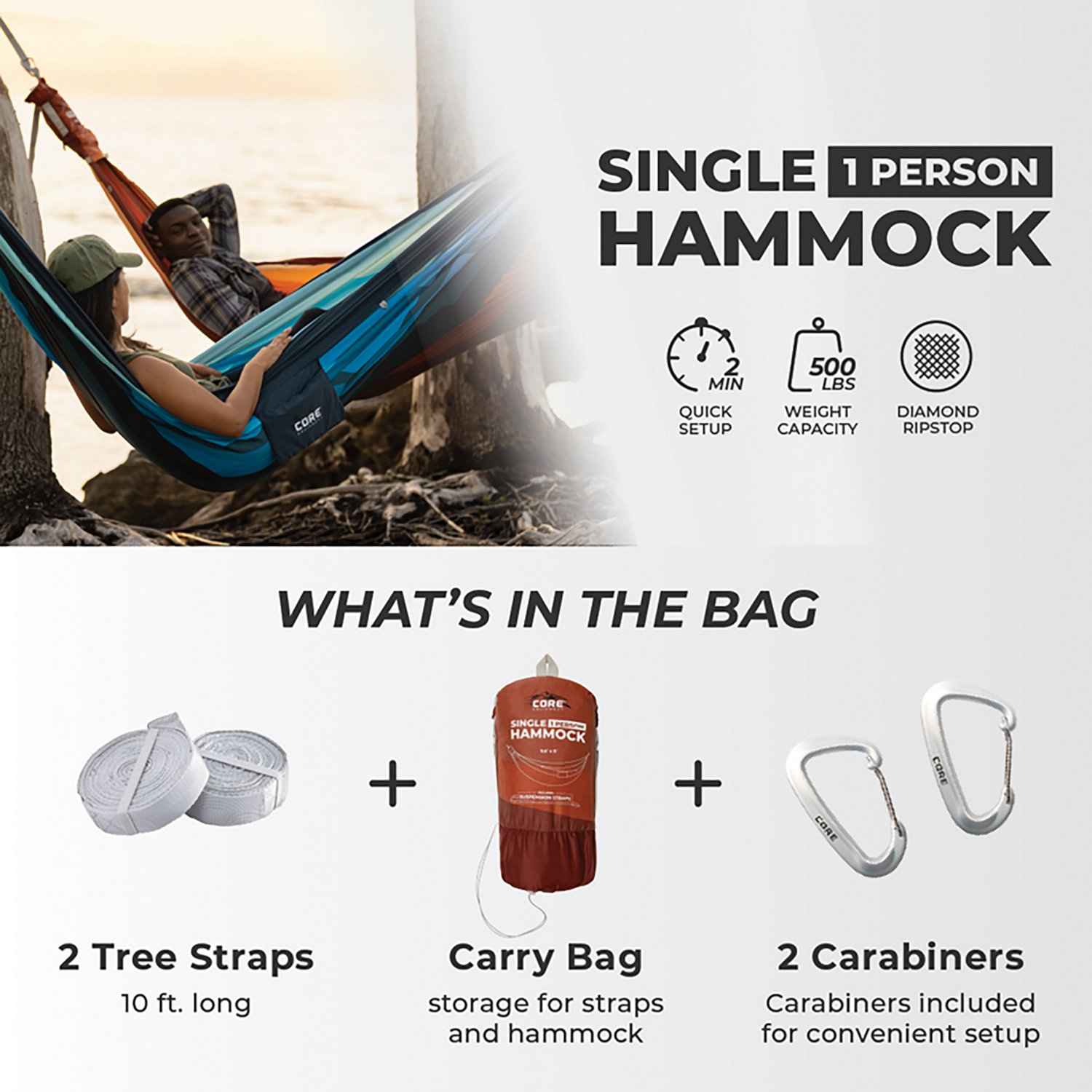 CORE Equipment Single Hammock - view number 4
