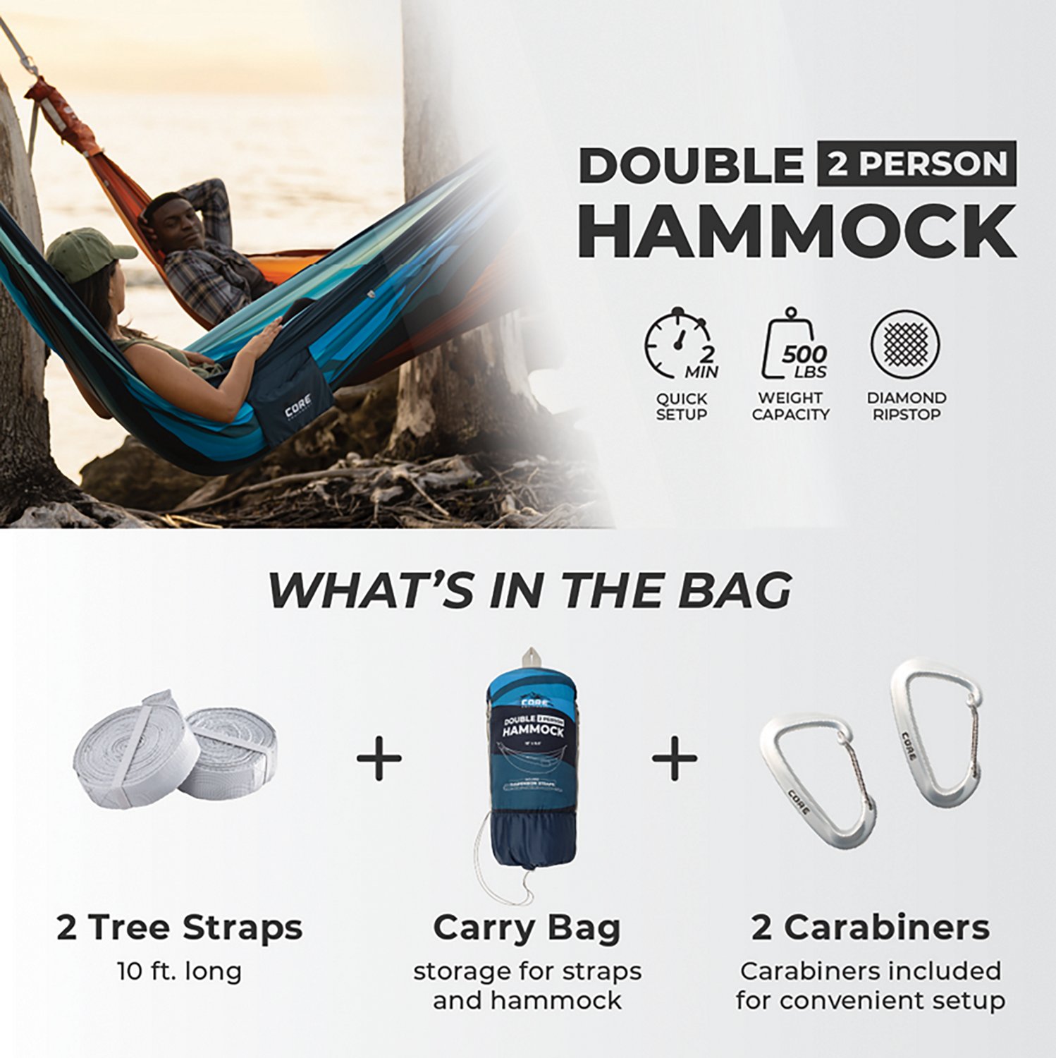 CORE Equipment Double Hammock - view number 4